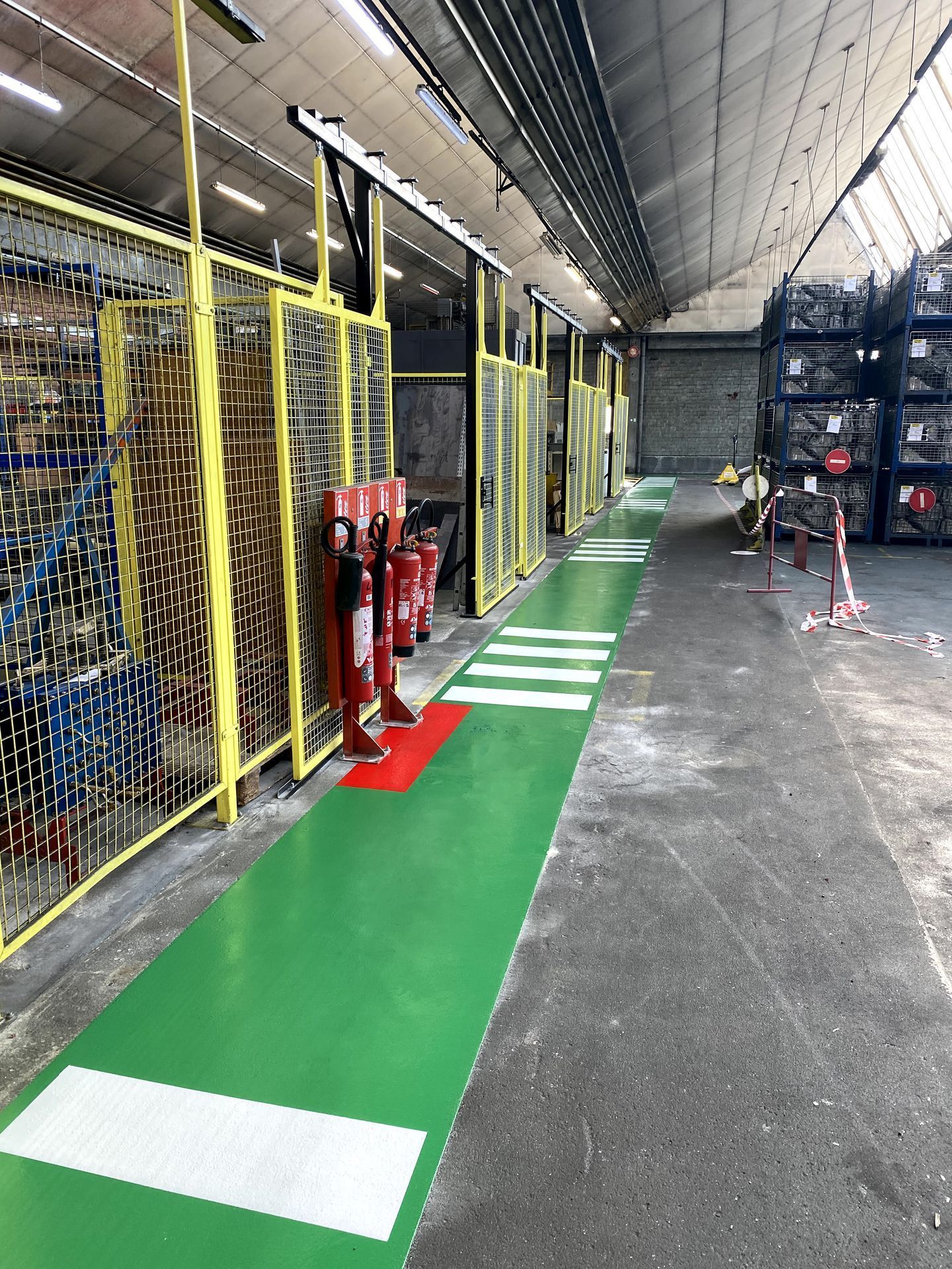 Zone de stockage dans un garage