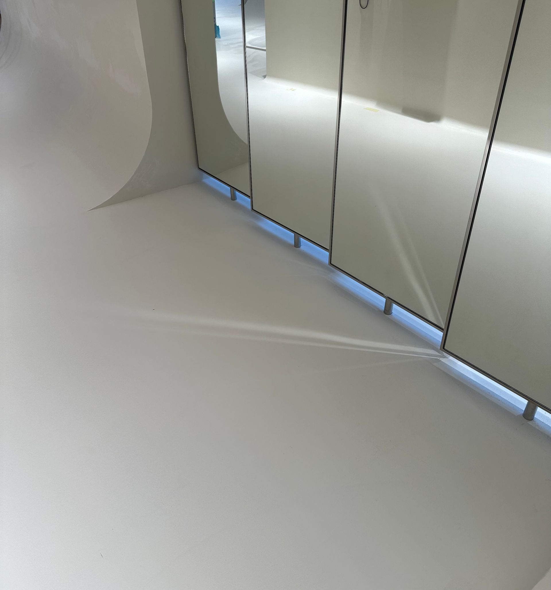 Ragréage de sol en résine époxy finition mate