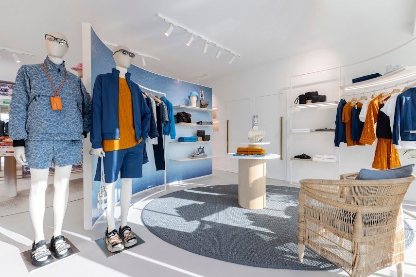 Boutique Dior côté mode homme