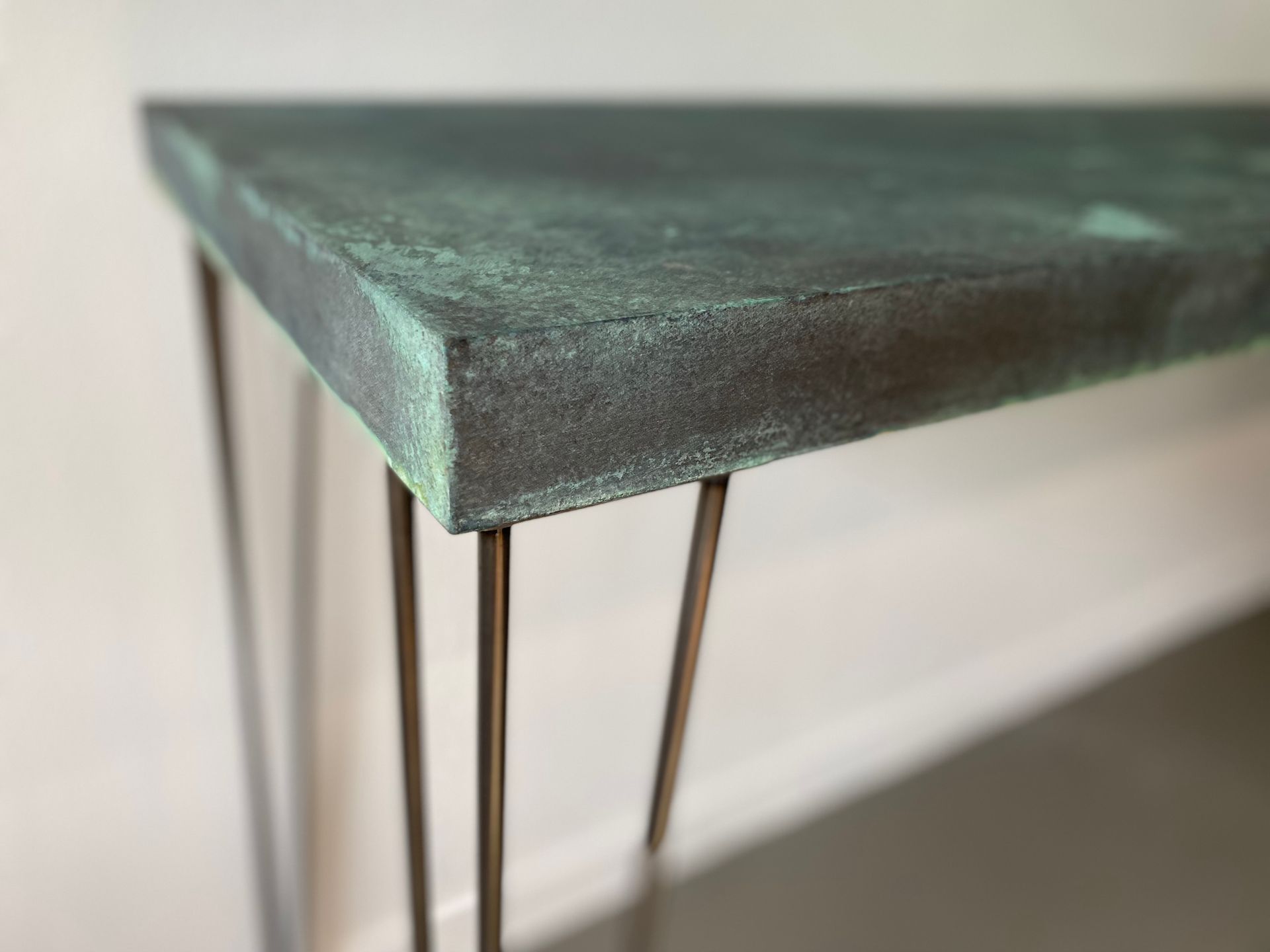 Résine avec un effet oxydé