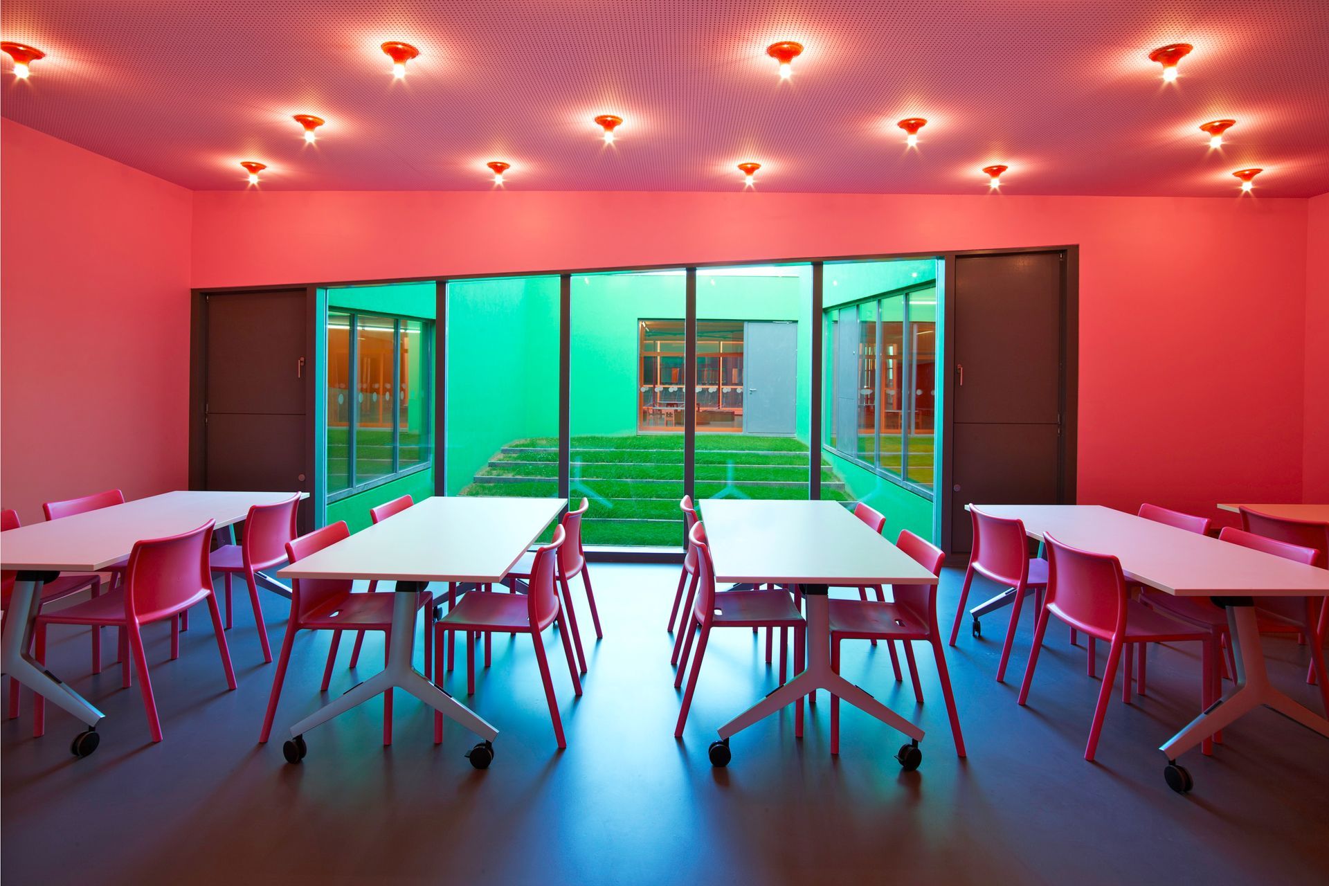 Salle de pause dans une entreprise