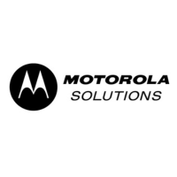 The motorola solutions logo is black and white on a white background.
