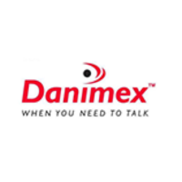 The danimex logo is red and white and says when you need to talk.