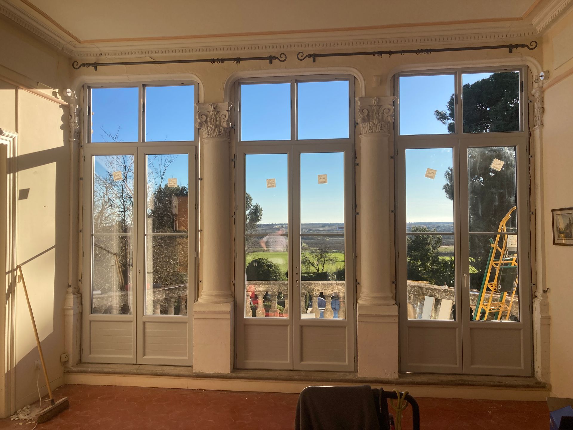 Avant remplacement de fenêtres