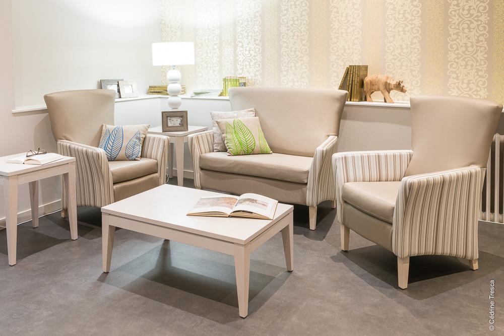 Salon de la maison de retraite