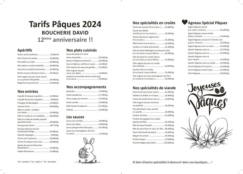 Catalogue des fêtes 2022