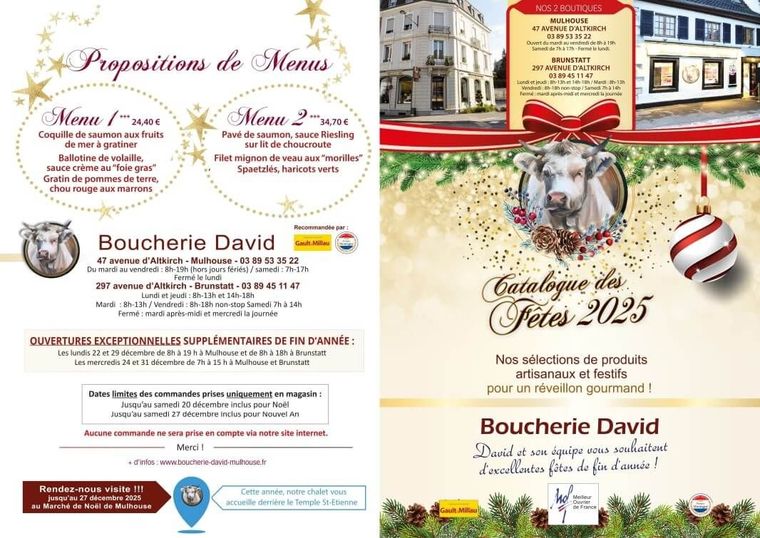 Catalogue des fêtes de noël 2025