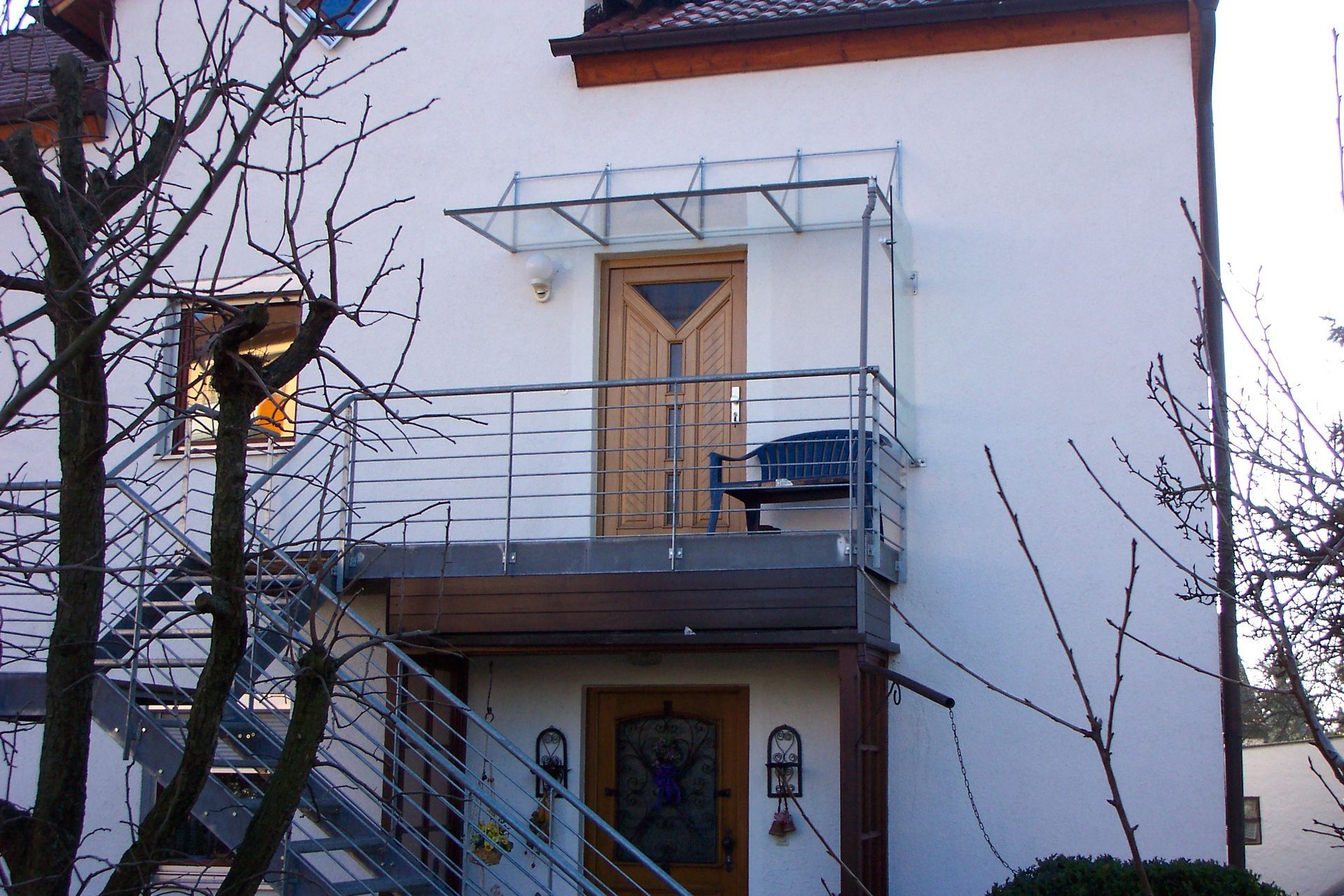 Treppe zur Tür 2tes OG