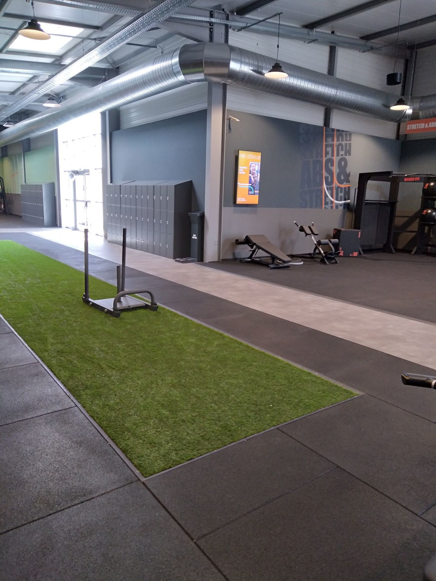 Sol de salle de sport