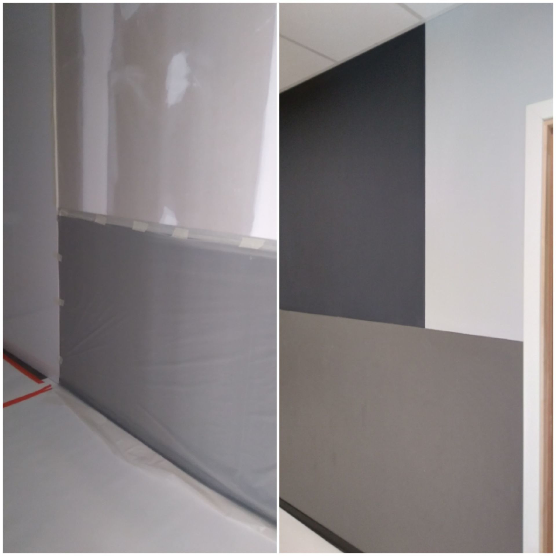 Avant/Après : peinture décorative