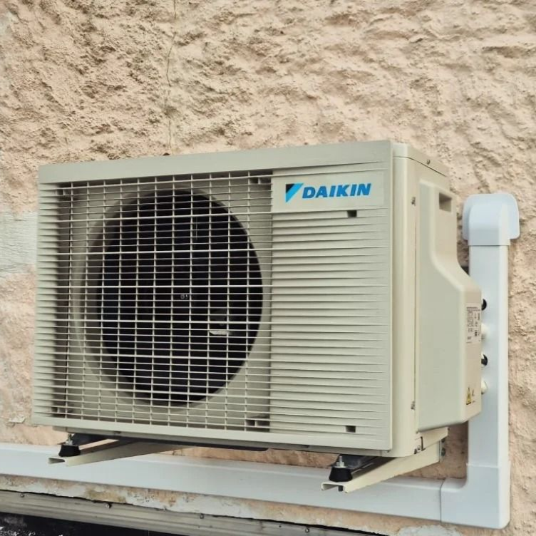 Une pompe à chaleur.