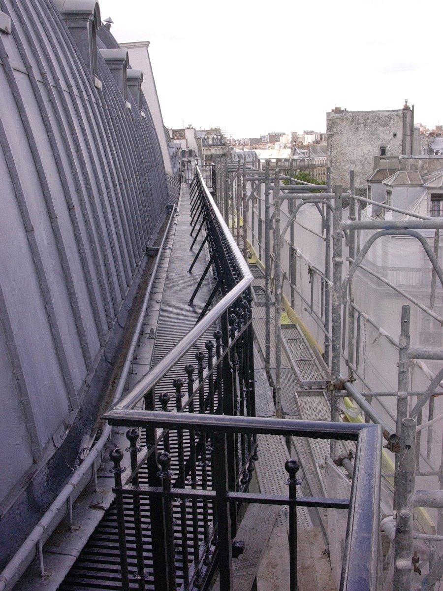 Garde-corps en acier