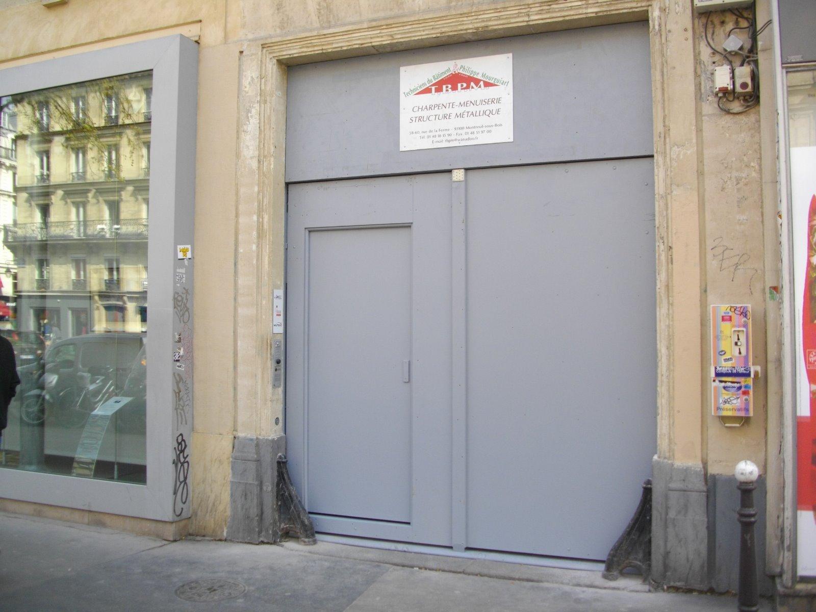 Restauration d'une porte cochère