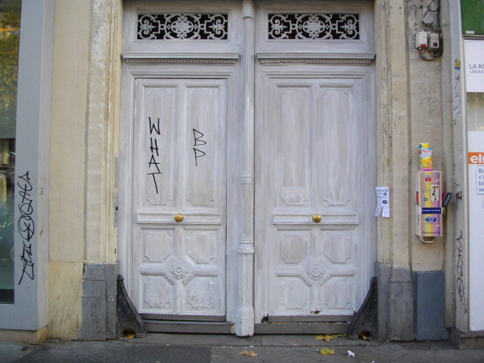Porte cochère avant restauration