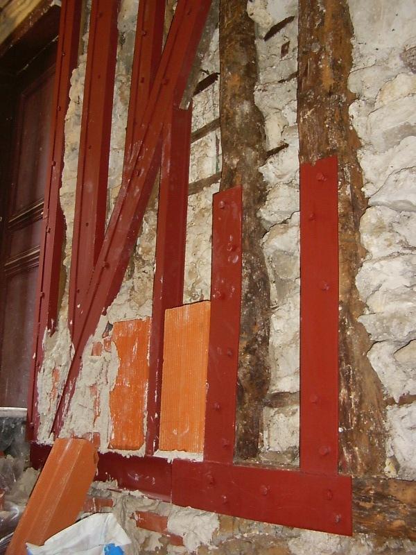 Renforcement d'un bâtiment en pierre