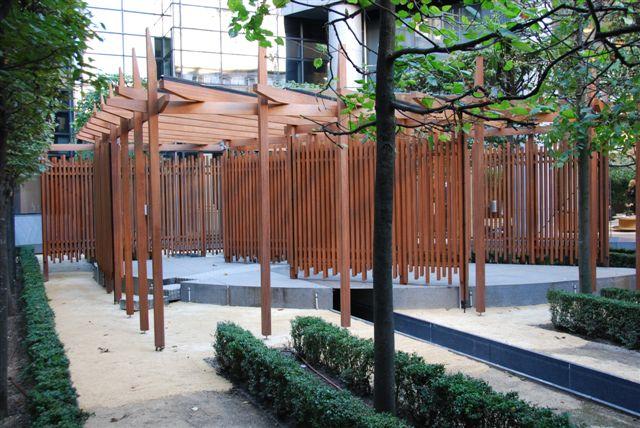 Structure en bois type patio