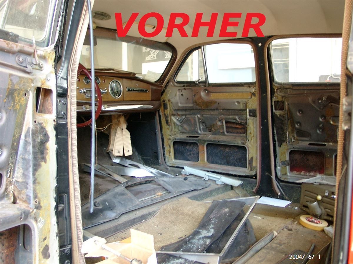 Komplette Innenausstattung neu angefertigt und montiert.