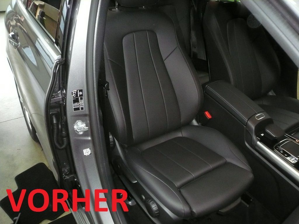 Mercedes B-Klasse 2019er, Sitzinnenteile in Alcantara Starline neu bezogen.