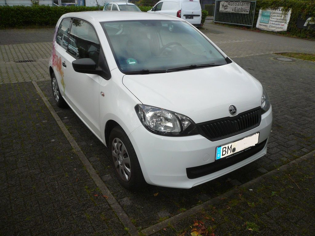 Skoda Citygo komplette Innenausstattung in Kunstleder/Stoff neu angefertigt und montiert.