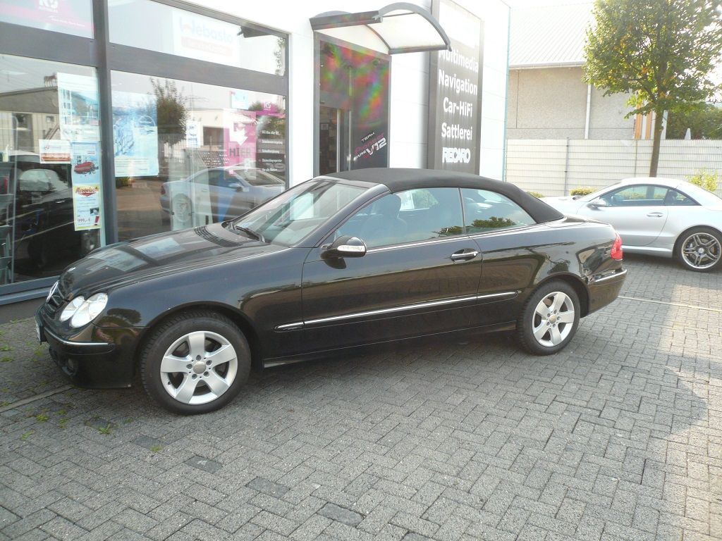 Mercedes CLK Typ209 Verdeckbezug Sonnenland Stoff schwarz Original Mercedes geliefert und montiert