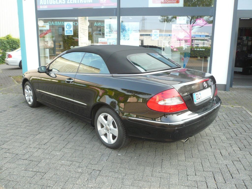 Mercedes CLK Typ209 Verdeckbezug Sonnenland Stoff schwarz Original Mercedes geliefert und montiert