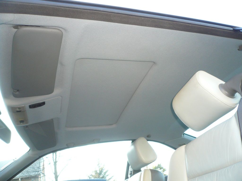 BMW 850i Himmel, Hutablage, A- und C-Säulen in Himmelstoff neu bezogen.