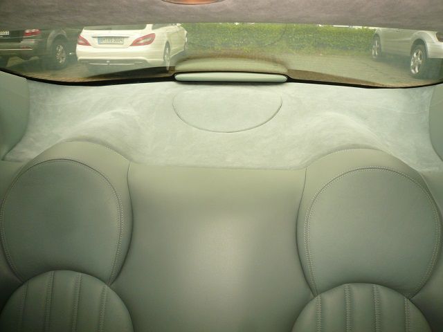 Jaguar XK8 A-,B-,C-Säulen, Himmel und Hutablage in Alcantara neu bezogen