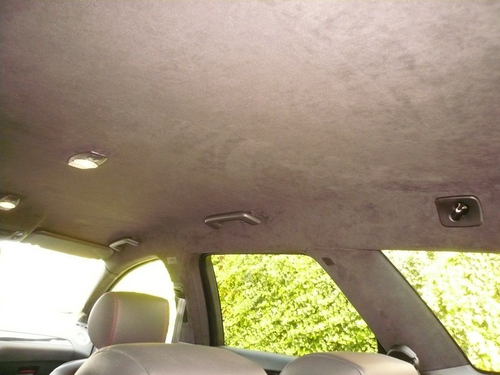 Ford Mondeo A-,B-,C-,D-Säulen und Himmel in Alcantara neu bezogen