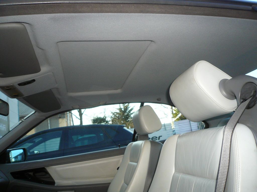 BMW 850i Himmel, Hutablage, A- und C-Säulen in Himmelstoff neu bezogen.