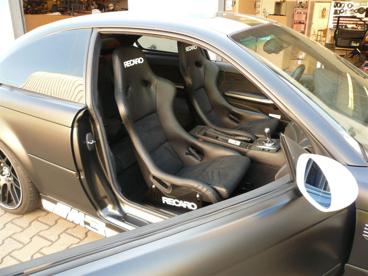 RECARO Pole Position ABE Sitze im e46 M3 nachgerüstet.