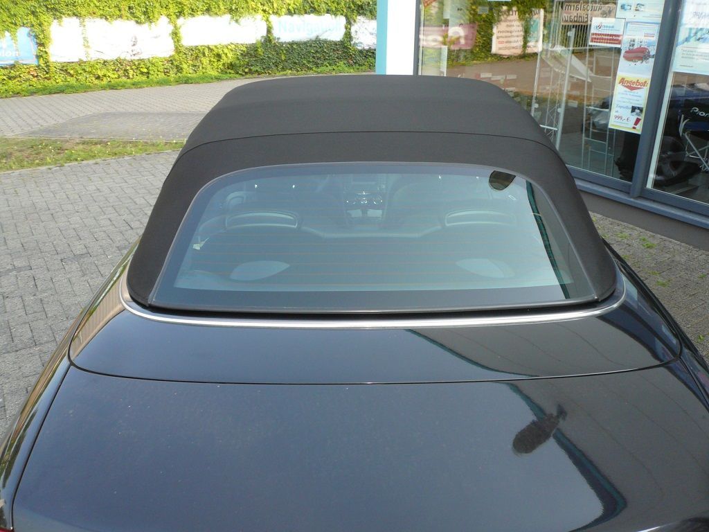 Mercedes CLK Typ 209, Original Mercedes Verdeckbezug Stoff schwarz geliefert und montiert