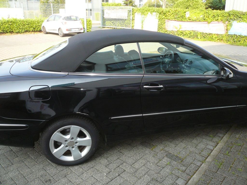 Mercedes CLK Typ209 Verdeckbezug Sonnenland Stoff schwarz Original Mercedes geliefert und montiert