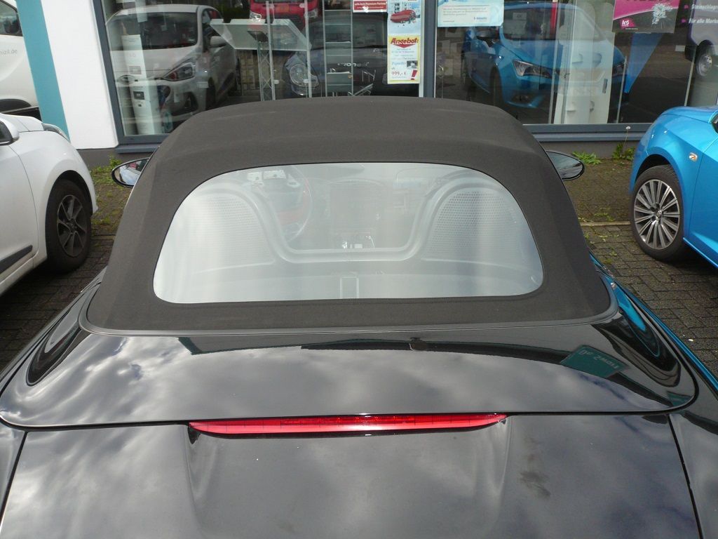 Porsche Boxster S Verdeckbezug Sonnenland Stoff schwarz geliefert und montiert