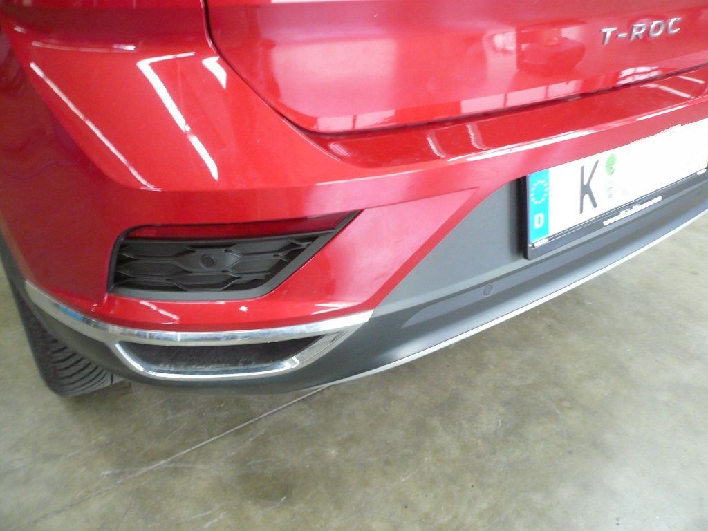 Komplett-Set Park Pilot Front und Heck inkl. OPS für VW T-ROC montiert und Freigeschaltet.