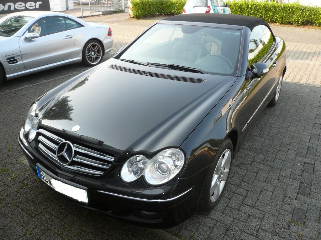 Mercedes CLK Typ 209, Original Mercedes Verdeckbezug Stoff schwarz geliefert und montiert