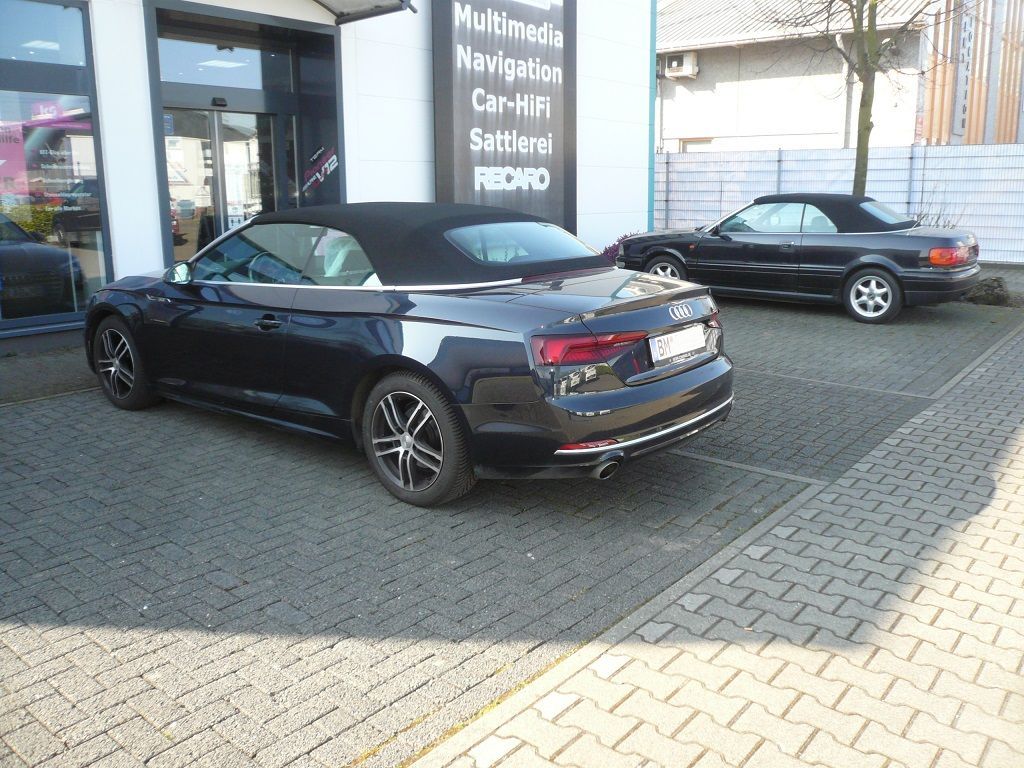 Original Audi A5 Cabrio Verdeck montiert
