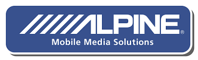 Logo von Alpine Mobile Media Solutions auf weißem Hintergrund