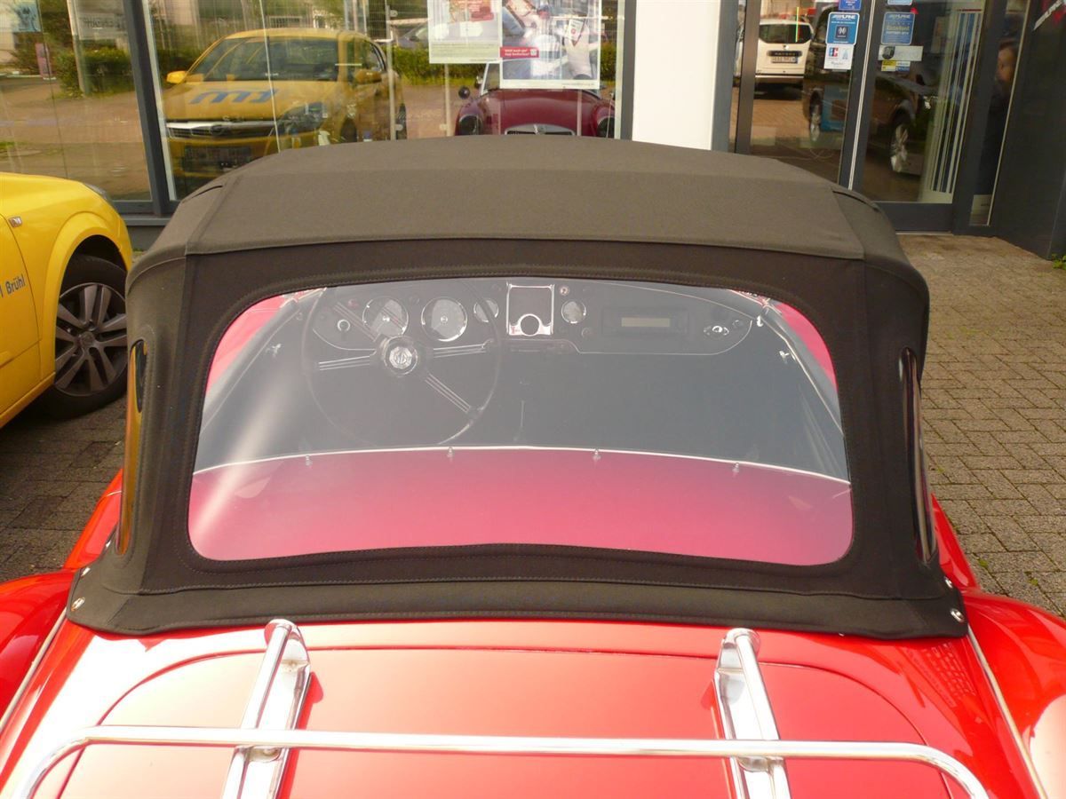 Verdeckbezug in Stoff neu geliefert & montiert.