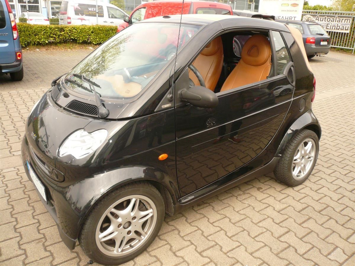 Smart ForTwo, Verdeckbezug in Sonnenland Stoff beige geliefert und montiert.