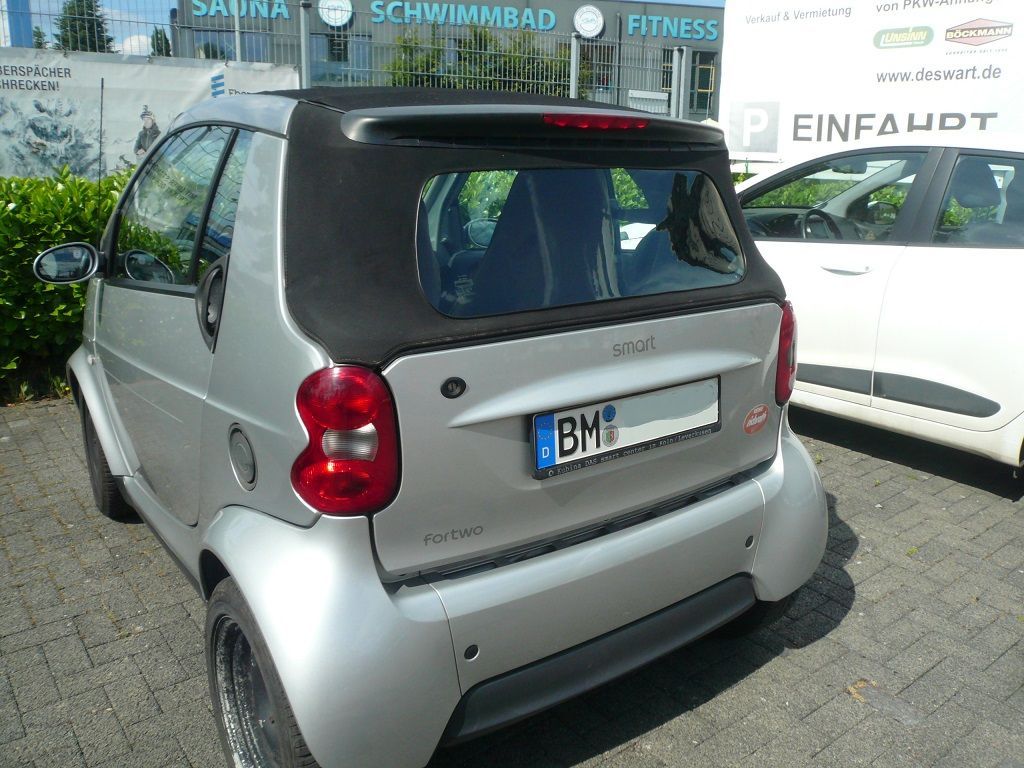Smart ForTwo PVC Heckscheibe ersetzt.