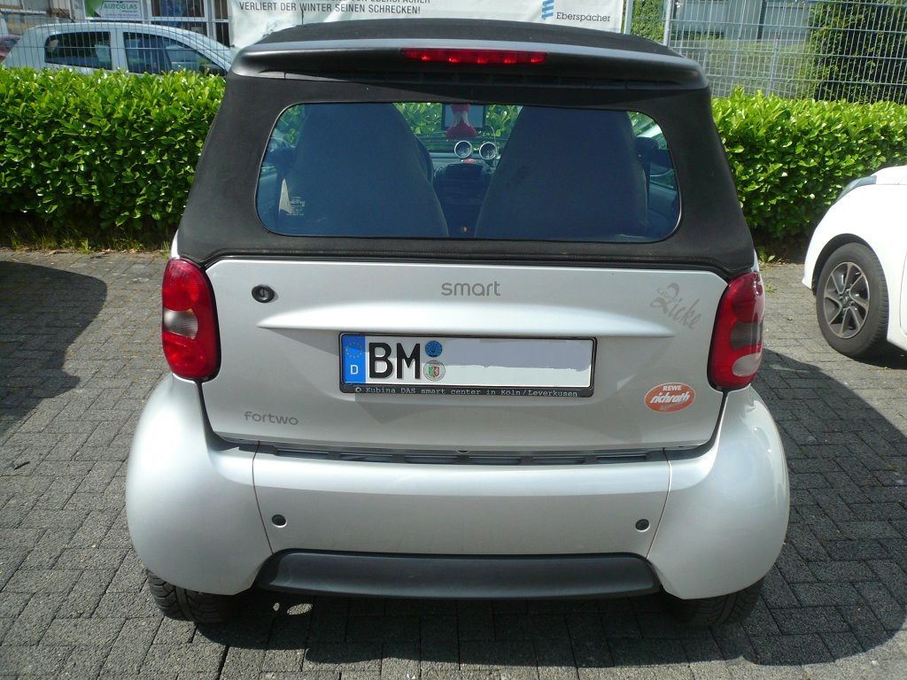 Smart ForTwo PVC Heckscheibe ersetzt.
