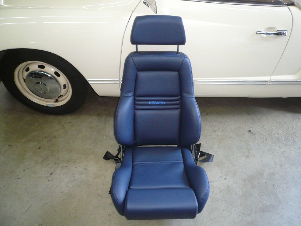 Recaro Pole Position ABE in Alcantara schwarz/rot neu bezogen