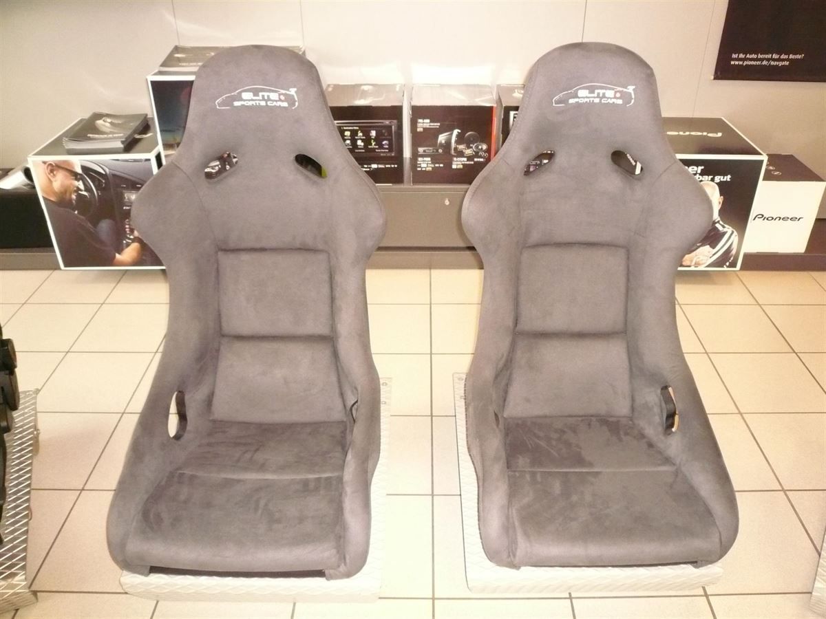 Recaro Pole Position ABE in Alcantara grau neu bezogen