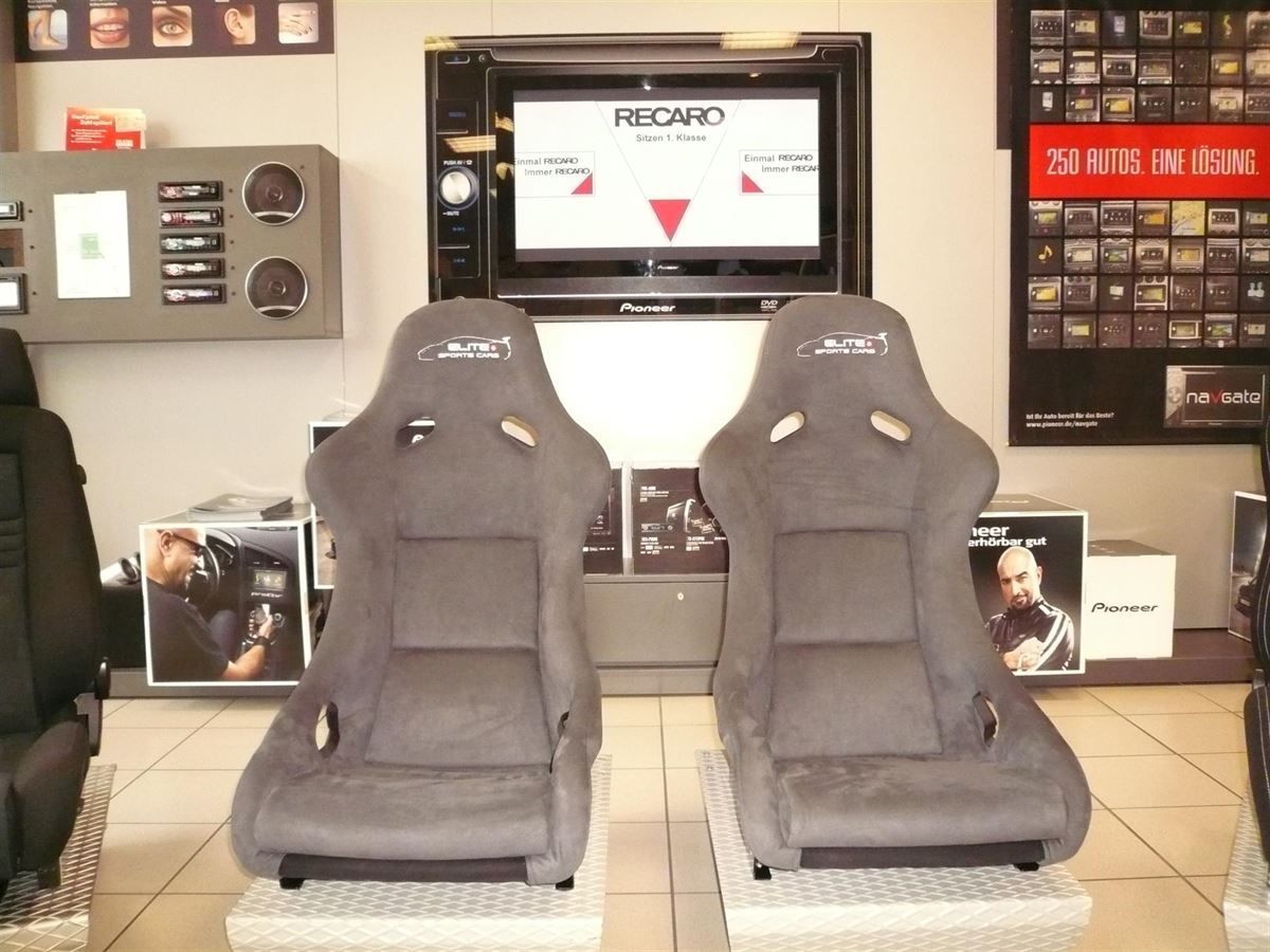 Recaro Pole Position ABE in Alcantara grau neu bezogen
