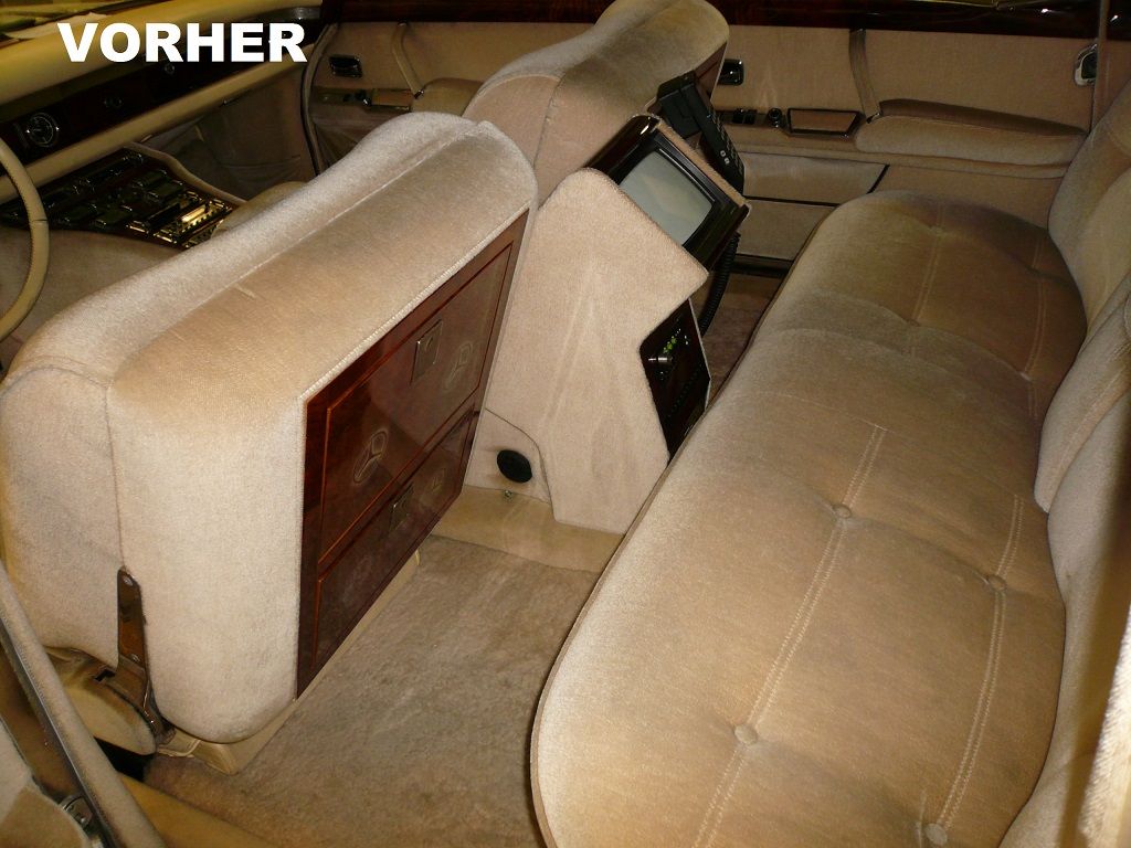 Komplette Innenausstattung, Himmel & Teppichgarnitur neu angefertigt und montiert.