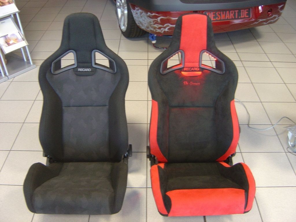 Recaro Sportster CS Sitze in Alcantara neu bezogen.