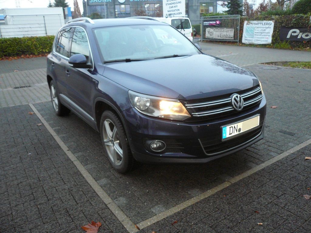 2-stufige Carbon Sitzheizungs-Set für Sitz und Rückenlehne im VW Tiguan nachgerüstet.