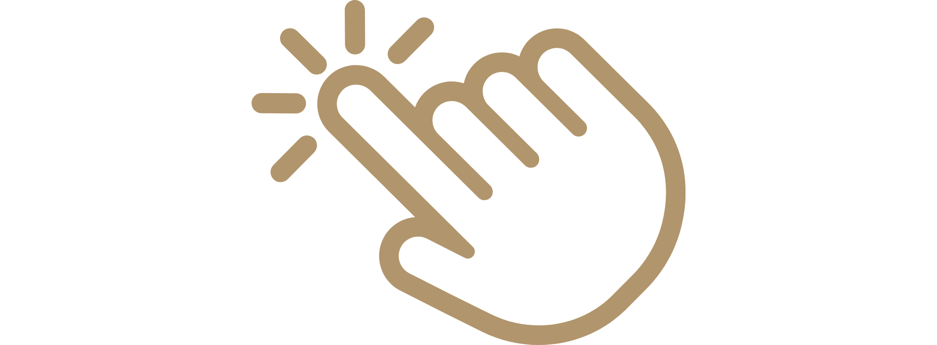 Hand mit ausgestrecktem Finger, die ein