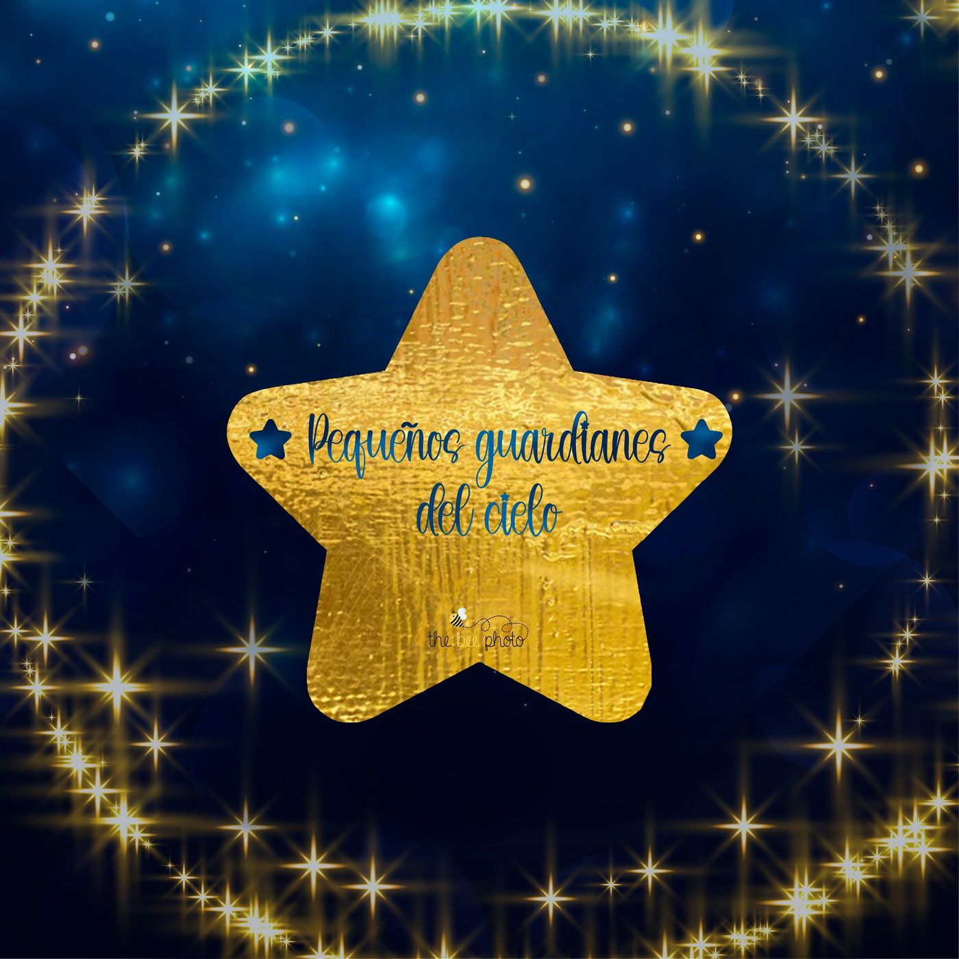 El logo de la foto de la abeja muestra una abeja volando por el aire.