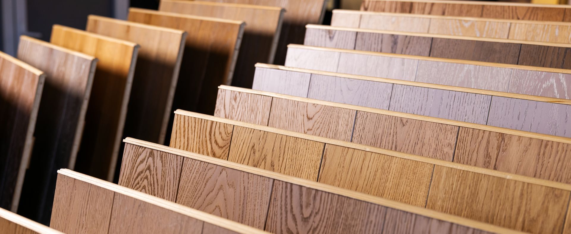 Des dalles de parquet
